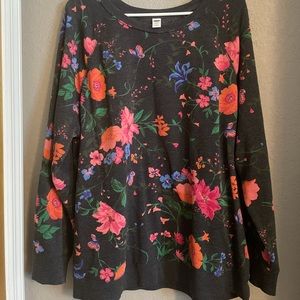 Old Navy XXL floral sweatshirt